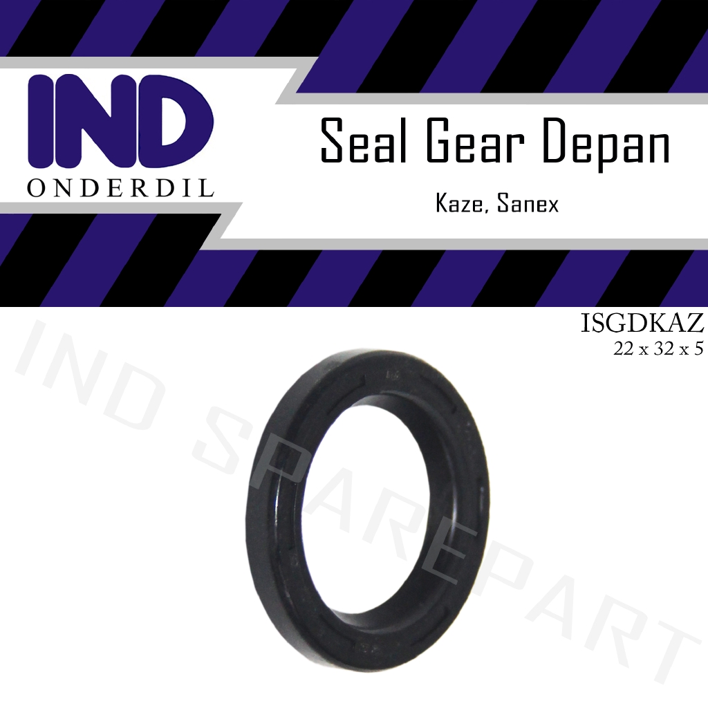 Seal-Sil Gear-Gir-Gigi Depan Kawasaki Kaze/Sanex 22x32x5