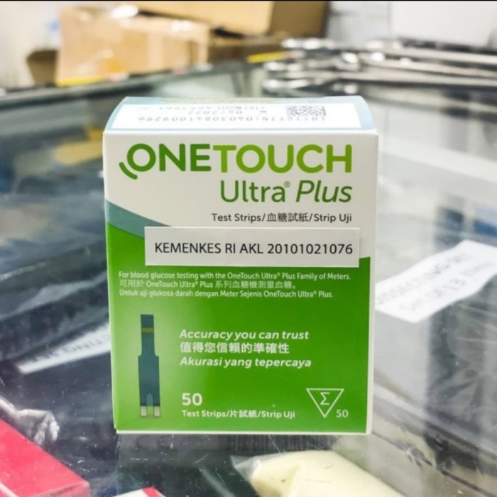 Strip One Touch Ultra Plus Strip Gula Darah 50 pcs - SOT