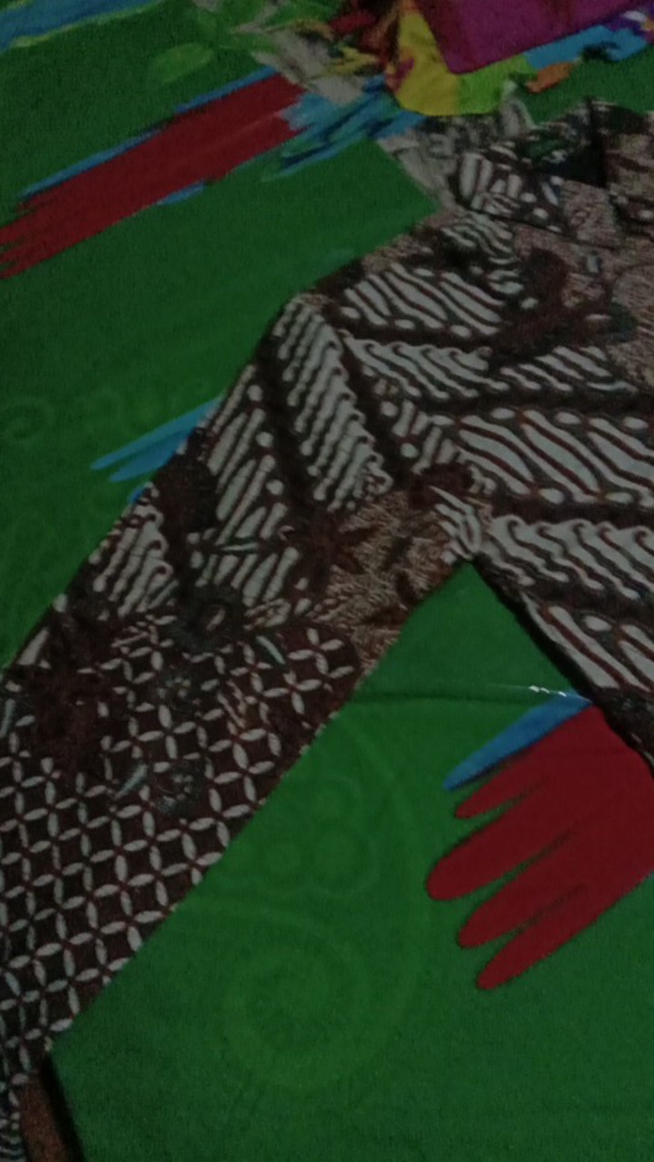 Niswara Sogan Kemeja Batik Pria Full Furing Katun Sragenan