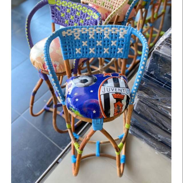 Kursi rotan anak untuk boncengan sepeda motor matic, motor bebek