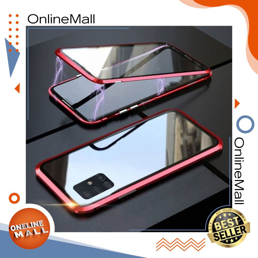 SALE SAMSUNG A31 DOUBLE SIDE MAGNETIC FLIP CASE IS-A31-719