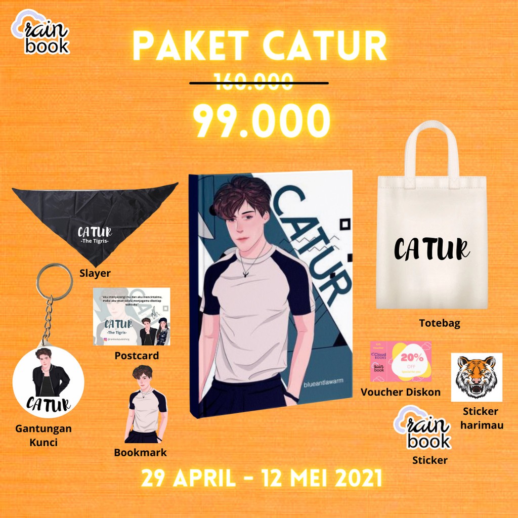 NOVEL CATUR + BONUS - Blueantlawarm