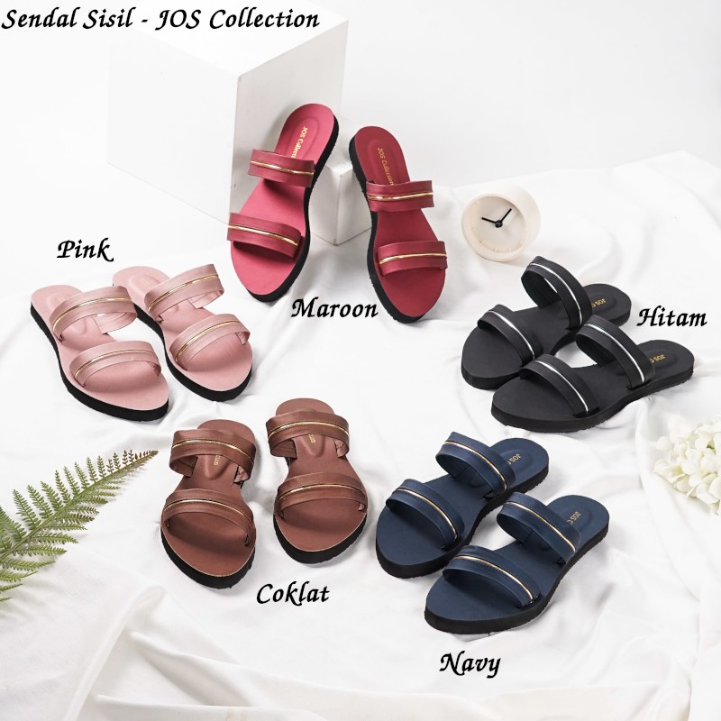 Sandal Selop Wanita Bahan Spon Anti Licin - Sisil by JOS Collection