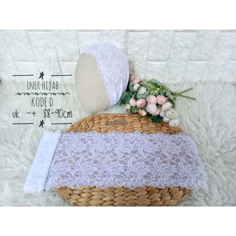 iner hijab pengantin (melar)-Kode D