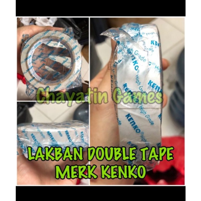 

Lakban Double Tape Model Kertas - Kenko