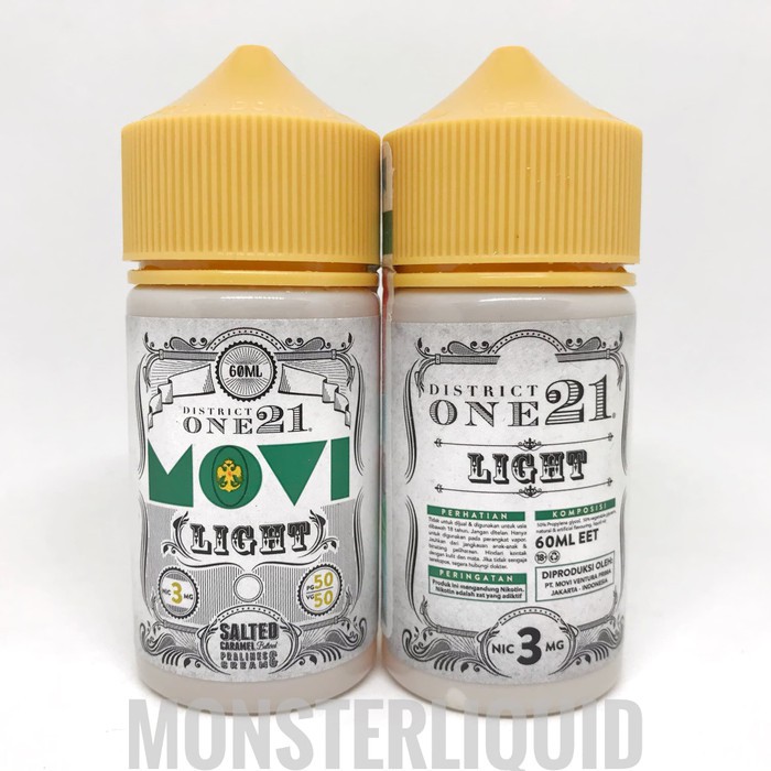 MOVI DISTRICT ONE 21 SALTED CARAMEL LIGHT 3MG 60ML