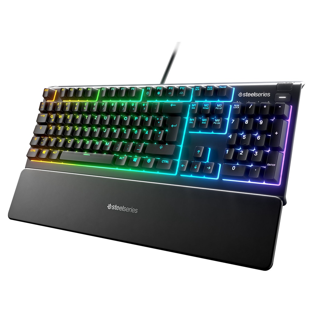Steelseries Apex 3 RGB Whisper Quiet Gaming Keyboard Waterresist