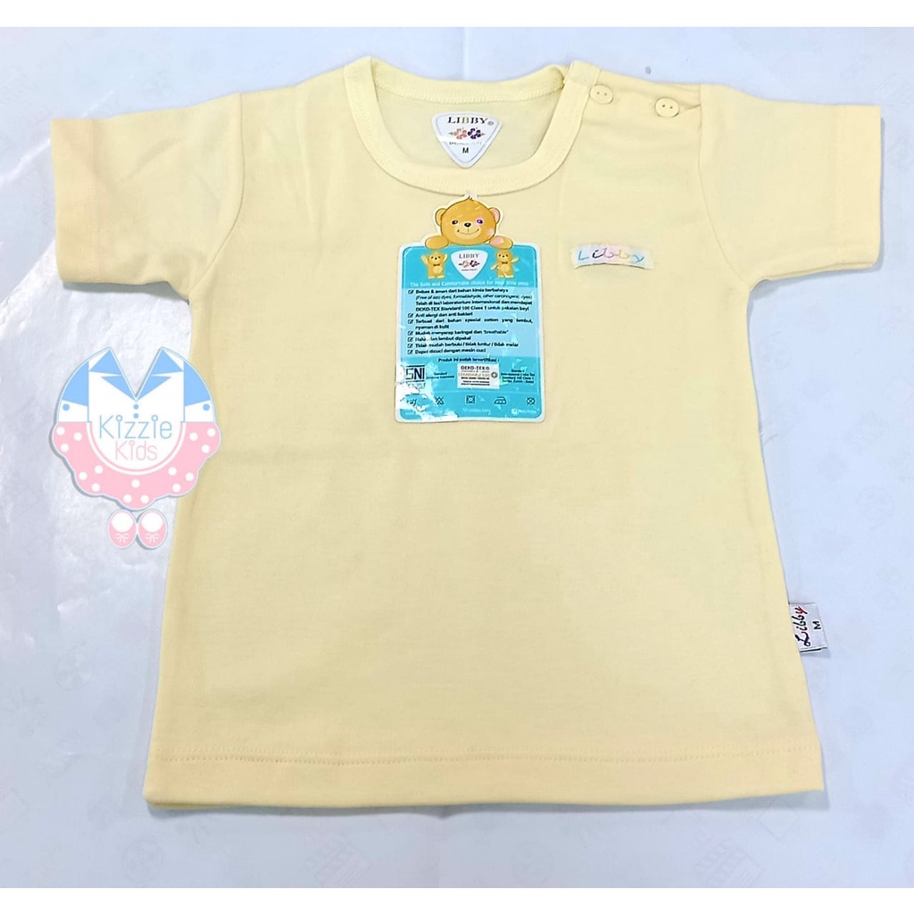 Baju Libby AtasanTangan Pendek Kancing Pundak/Kaos Oblong 1pcs