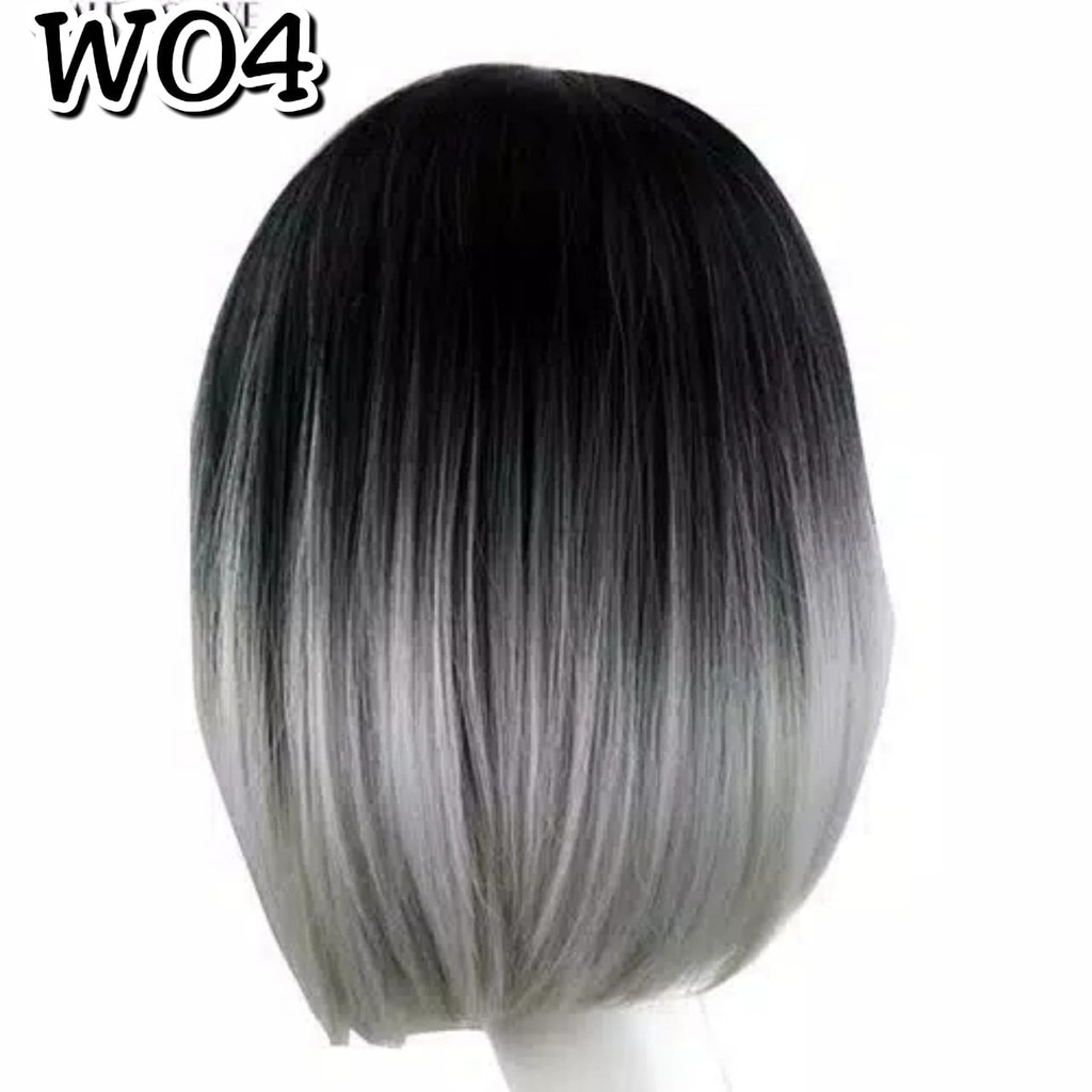 Wig Ombre Abu Pendek / W04