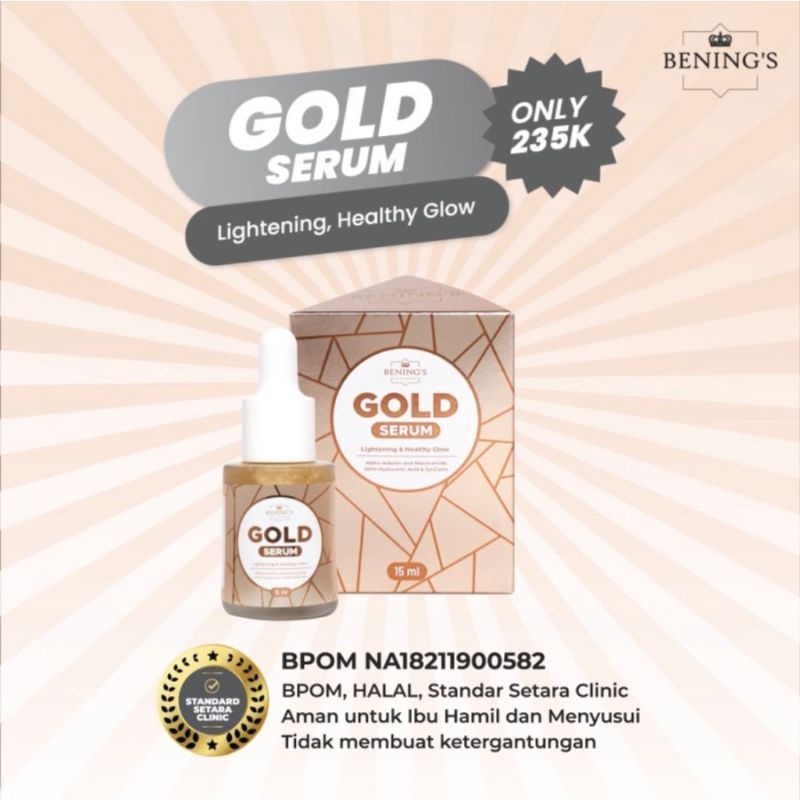 GOLD SERUM BENINGS SKINCARE DR. OKY PRATAMA