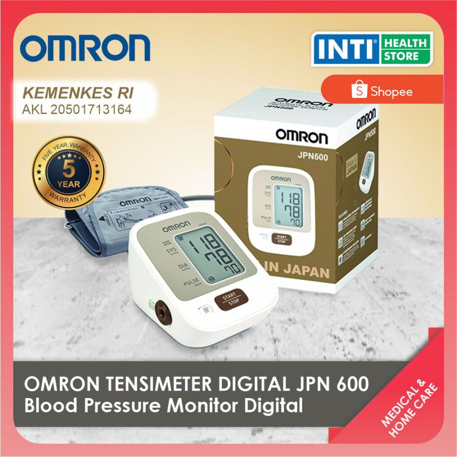 OMRON | Tensimeter Digital JPN 600 | Blood Pressure Monitor Digital