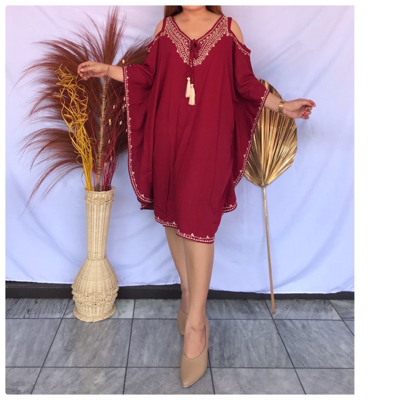 Dress etnik bordir jumbo