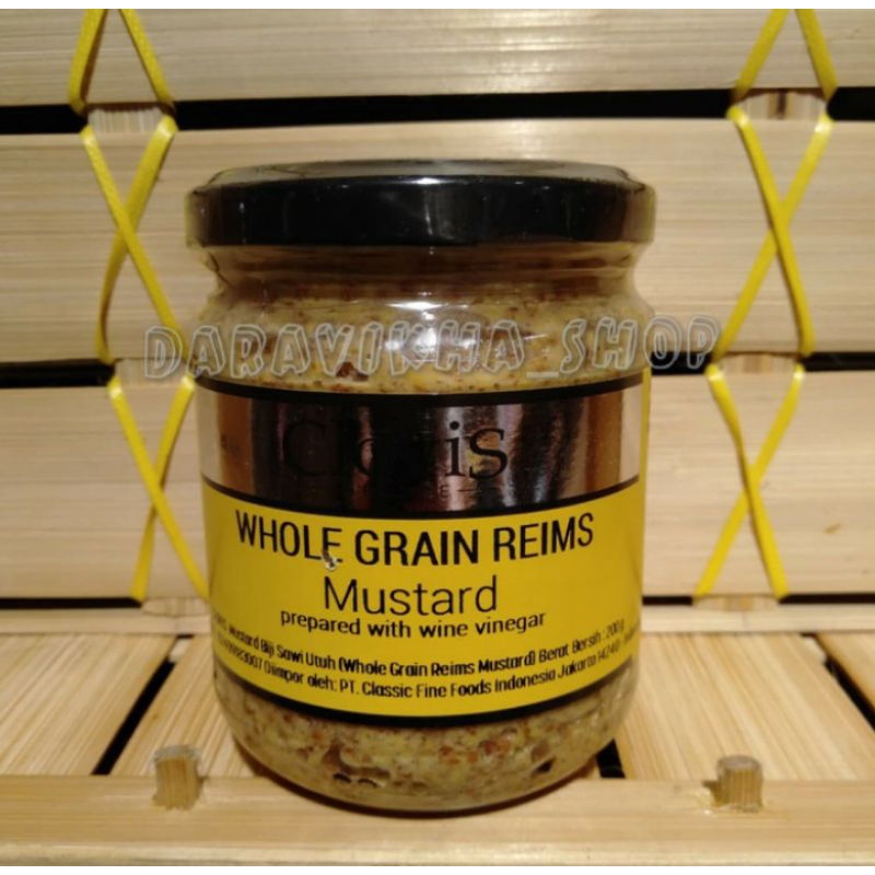 

Clovis Whole Grain Mustard 200gr / Mustard