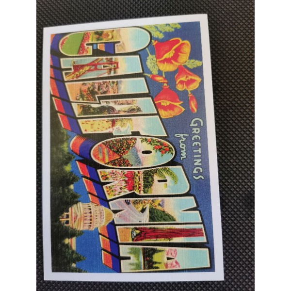 

kartu pos california amerika/American postcard
