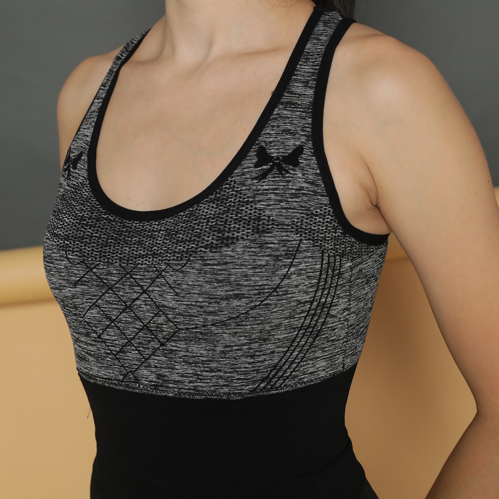 Sport Bra Olahraga BH Crop Ada Busa LS7070