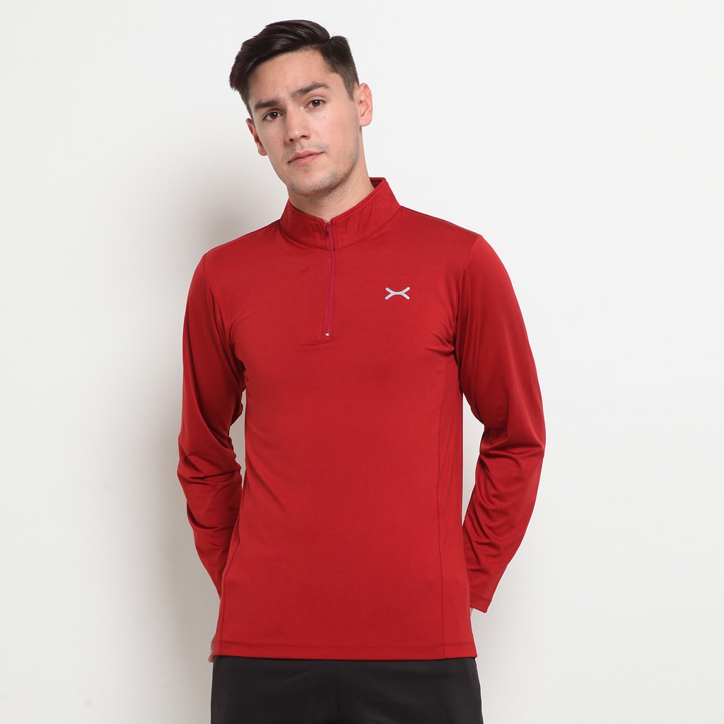 FLEXZONE Sport Jersey Lengan Panjang Pria Gym Sepeda Fitness Ascend Series FPS-041MG