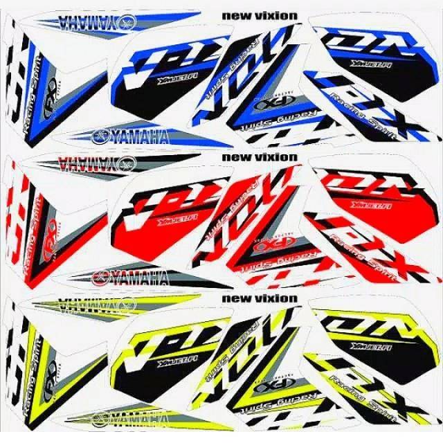 Striping Vixion 2013 2014 2015 New Lightning Nvl Variasi Yamaha