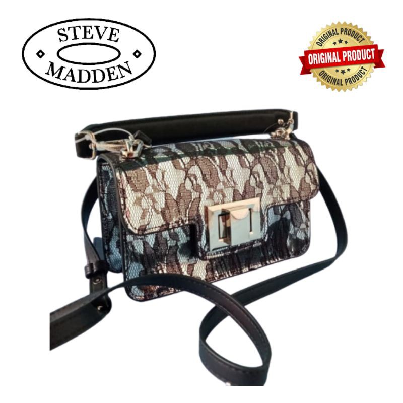 STEVE MADDEN BCHRISTY SILVER BAG ORIGINAL