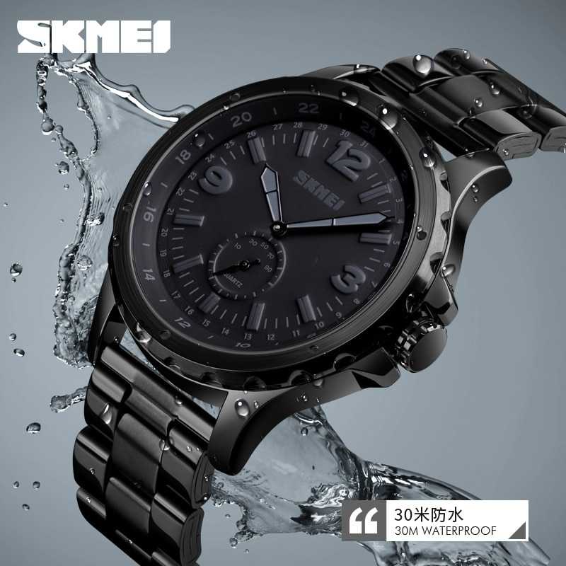 SKMEI Jam Tangan Analog Pria Strap Stainless Steel - 1513