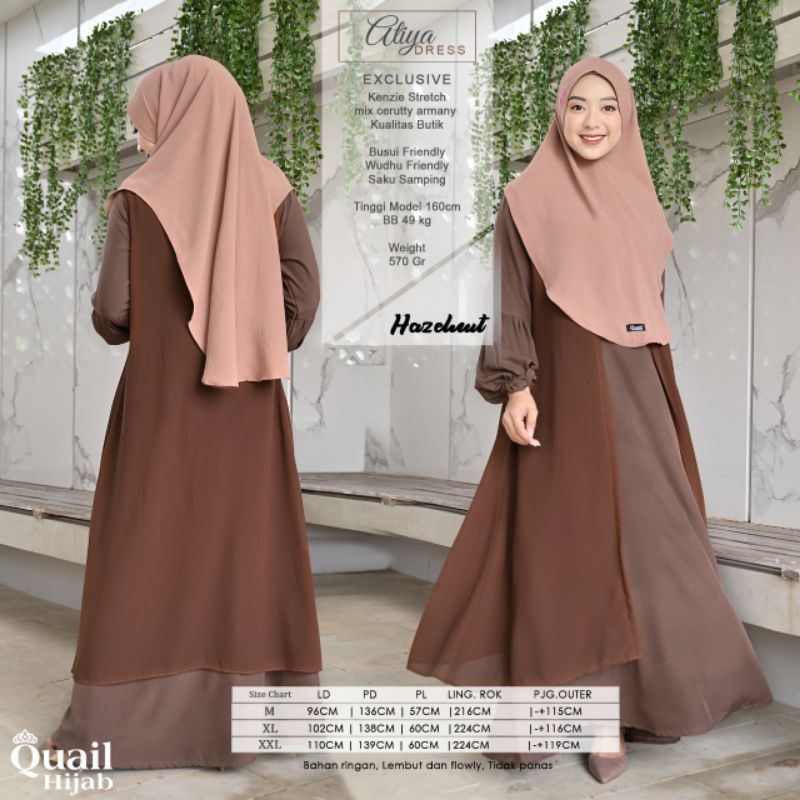 Gamis Outer Atiya Dress by Quail Hijab