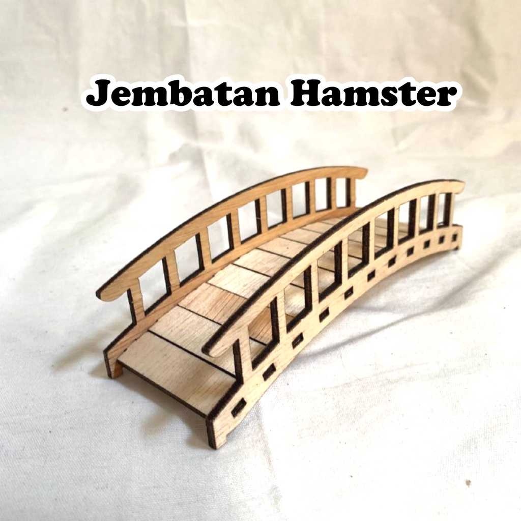 Image of Jembatan Hamster Jembatan Panjang Rumah Hamster Kandang Hamster Jembatan Rumah Landak Mini Sugar Glider #0