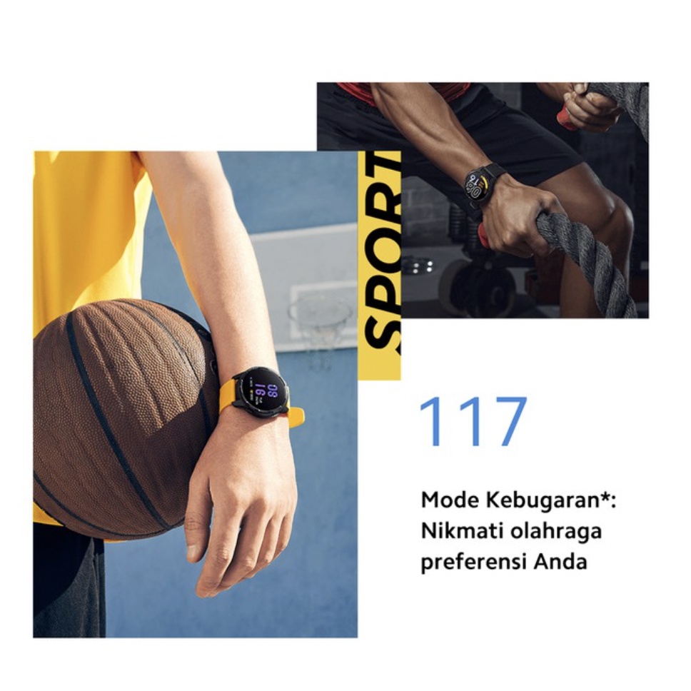 Xiaomi Watch S1 Active Layar AMOLED 1,43&quot; 60Hz Tahan Air 5 ATM* Baterai 470mAh 117 Mode Kebugaran / Xiaomi S1 Active