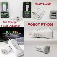 ROBOT RT-C06 dual output car charger white