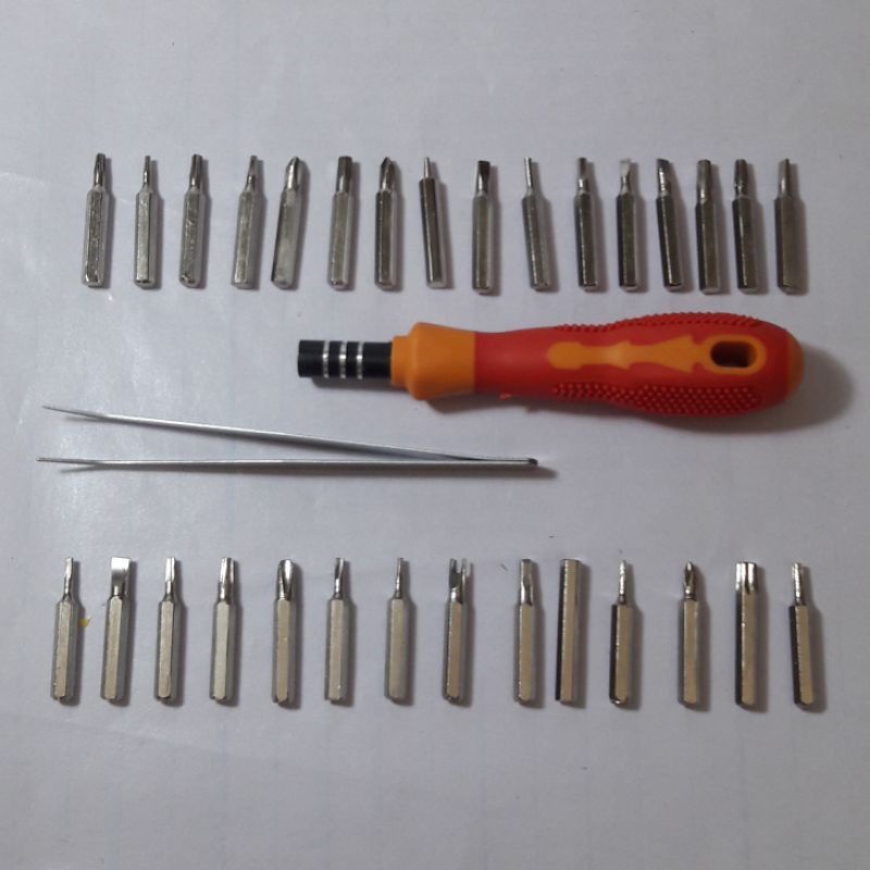 Obeng Hp Set 32 in 1 IMPACTER Plus Pinset Obeng Jam Obeng Laptop Serbaguna