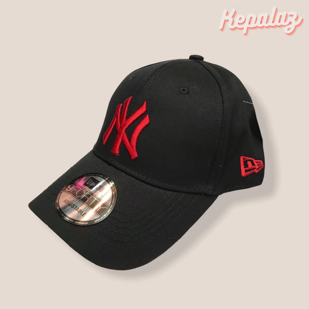 NEW ERA CAP NY BLACK-RED EDITION / TOPI BASEBALL NEW ERA