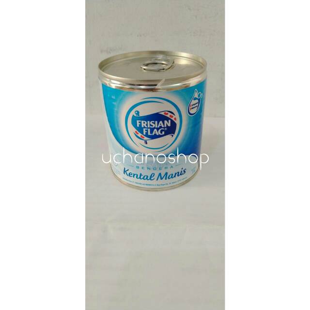 

Susu Krimer kental manis Frisian Flag biru kaleng 370 gr
