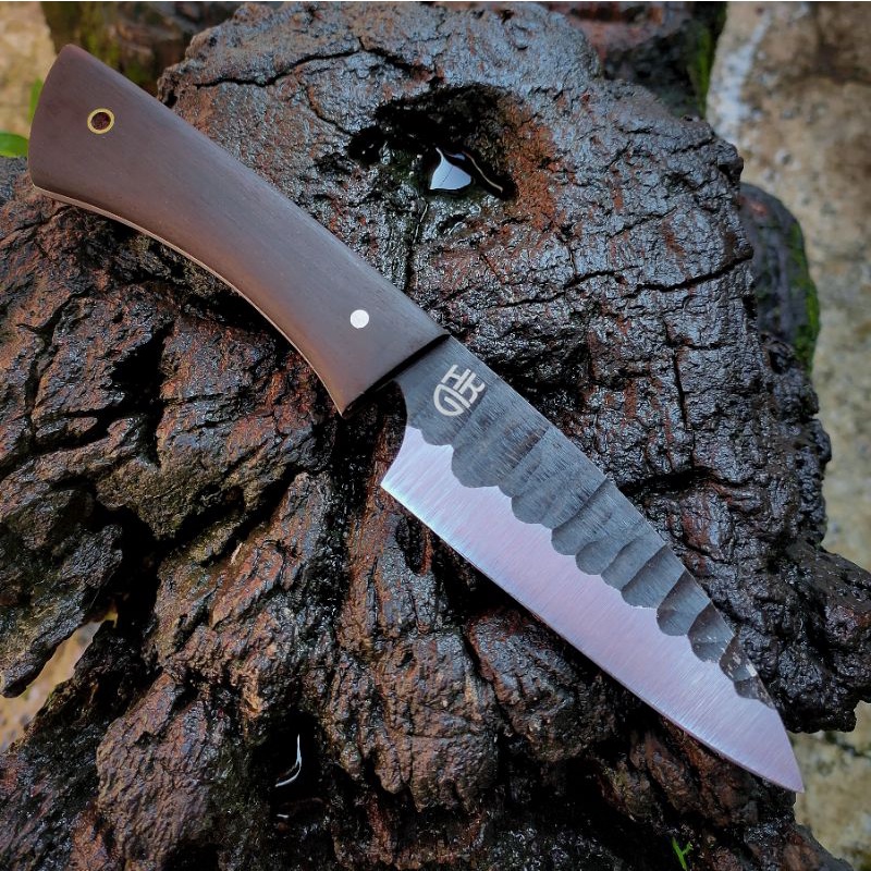 Alat pisau Bushcraft chef jungle knife Heavy duty fulltang not esee tops knives