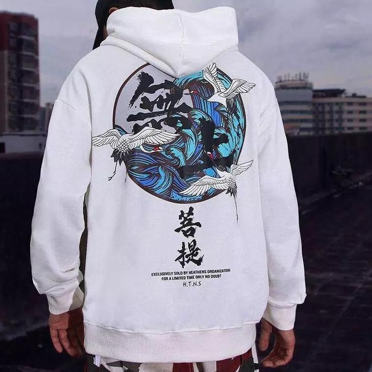 Tren Kekinian.. TERMURAH  COD Jaket Sweater Hoodie Pria Distro wadezigOriginal Big Size Jumbo M - XX