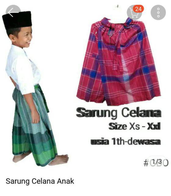 Sarung Celana Murah / Sarung Batik Anak Sd / Celana Sarung Anak Remaja
