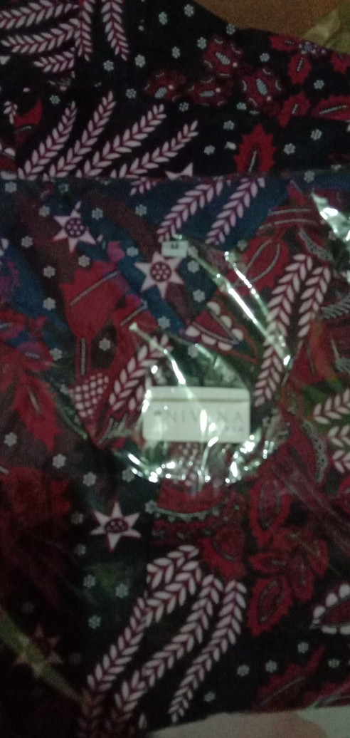 Nivana - Batik Couple Ayah Anak Manggar Sogan Hem Kemeja Sarimbit Keluarga Modern Seragam