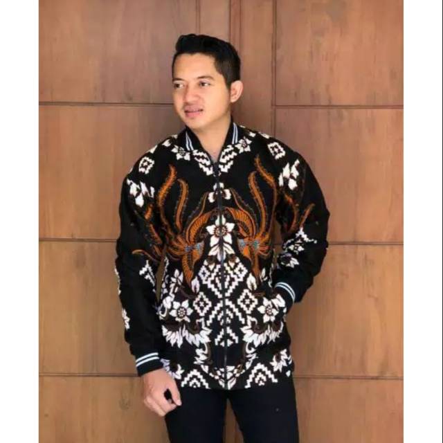 Jaket batik lapis furing  ori solo sragenan super jumbo xxxl xxxxl( Ld &gt;135cm )