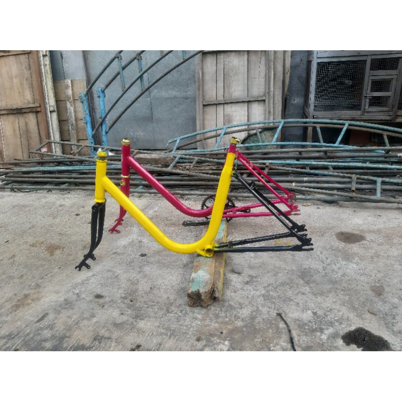 frame sepeda minion ukuran 20 cat oven