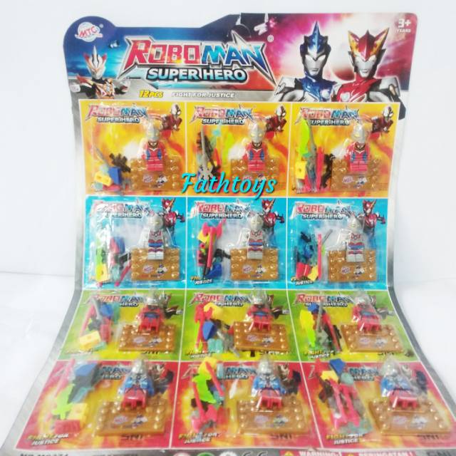 3 Pcs Lego Ultraman / Ultramen