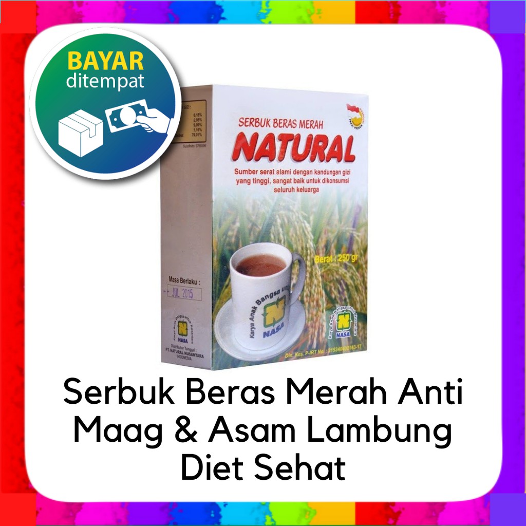 

Serbuk Beras Merah Obat Maag Asam Lambung Kolesterol Kronis / Penurun Berat Badan Aman untuk Busui