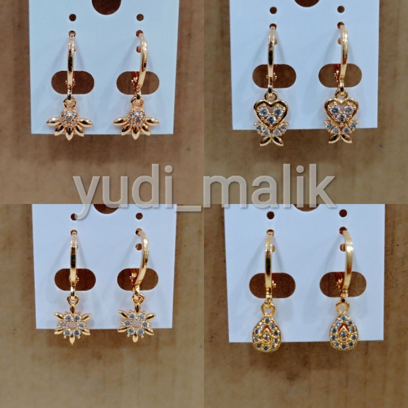 anting dewasa cantik, perhiasan xuping