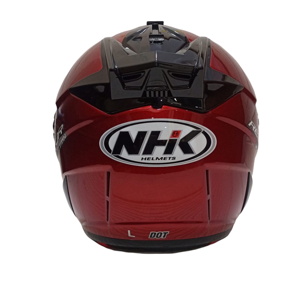 HELM NHK GLADIATOR NHK REVENTOR ROYAL RED DOBEL VISOR ORIGINAL