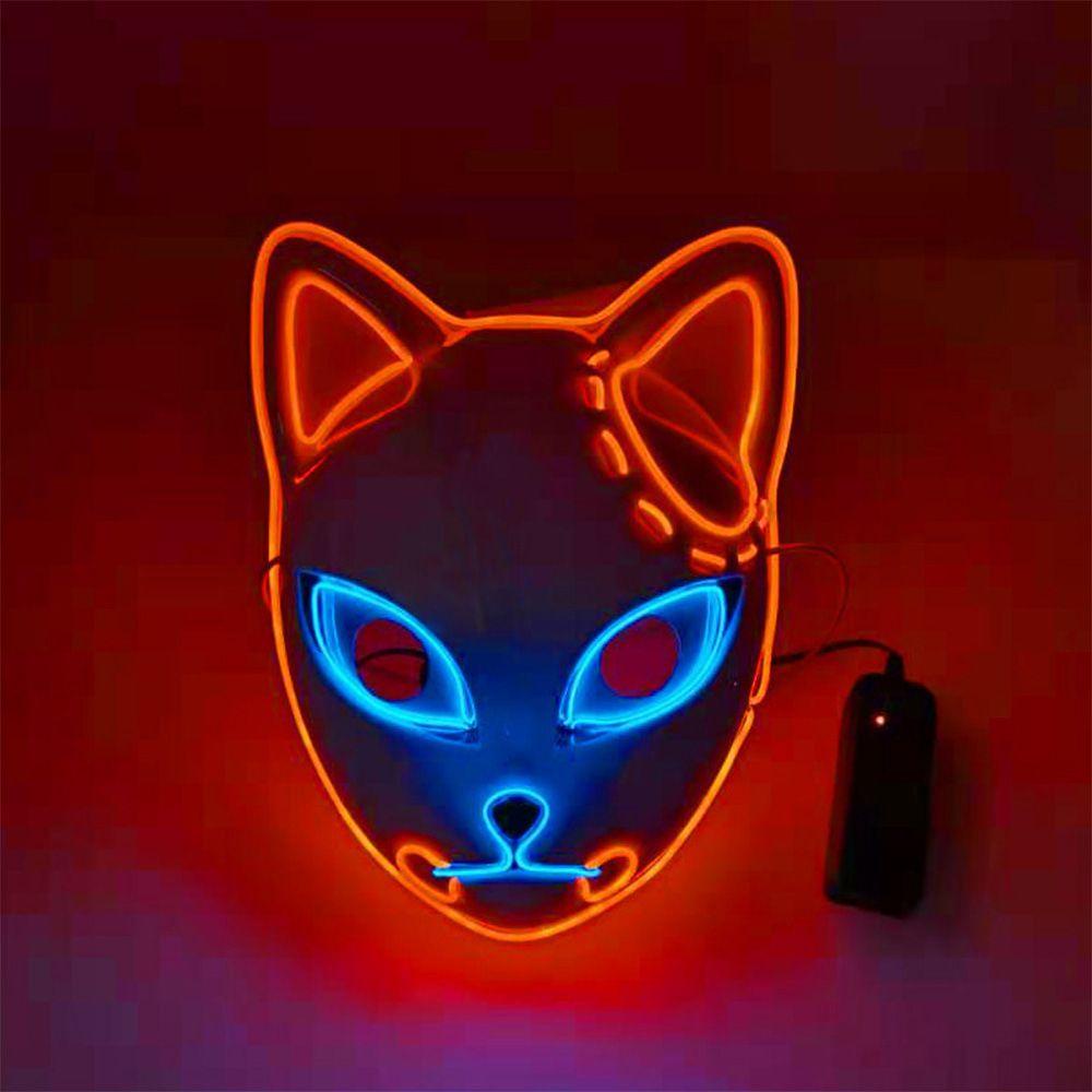 Top Glowing Cat Protectionperlengkapan Pesta Properti Luminescent Mainan Bermain Peran