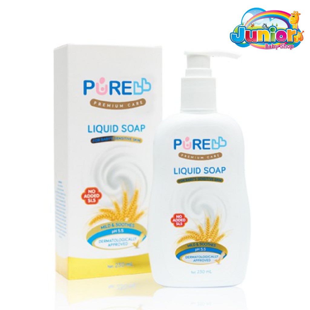 Pure Baby Liquid Soap 230ml - Sabun Bayi