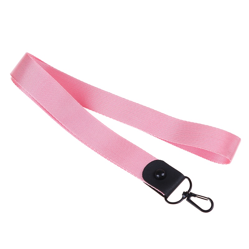 {LUCKID}Solid Color Mobile Phone Straps keychain Tag Neck Lanyards ID Card Hang Rope