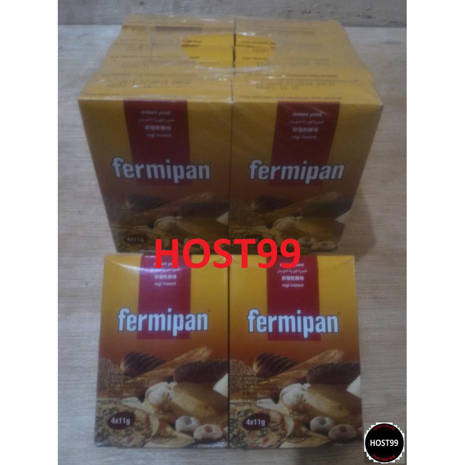 

RAGI COKLAT INSTANT YEAST BROWN FERMIPAN BOX SACHETS 60GR BERKUALITAS