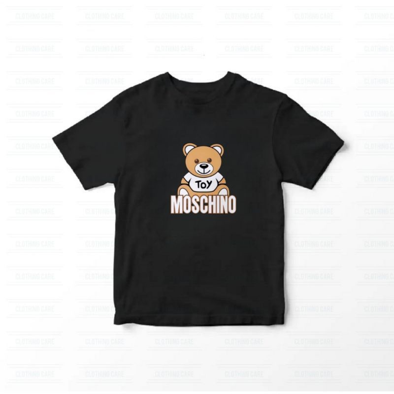 Baju Kaos Atasan Anak Cewek Moschino 1-12Tahun Ukuran S.M.L.XL.2XL.3XL