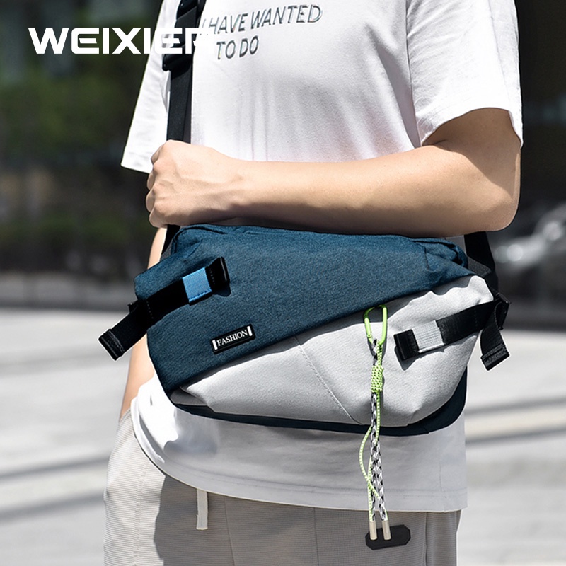 WEIXIER D247 Tas Selempang Pria Sling Bag Anti Air WK-SBY