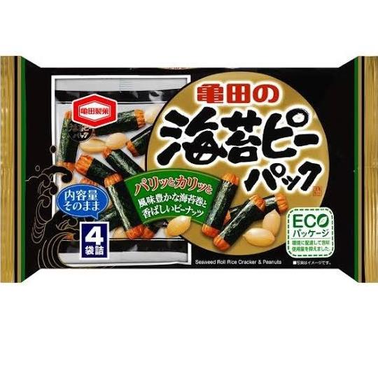 

cusss order] Kameda seika seaweed roll rice cracker & peanut 89gr import jepang ORI