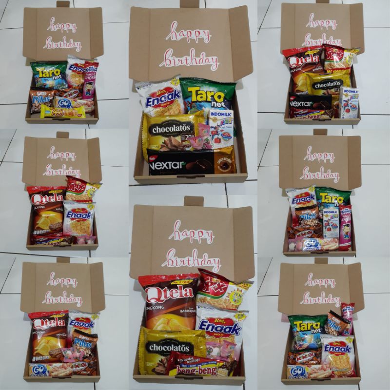 

Hampers Jajan Murah/Snack Box Murah