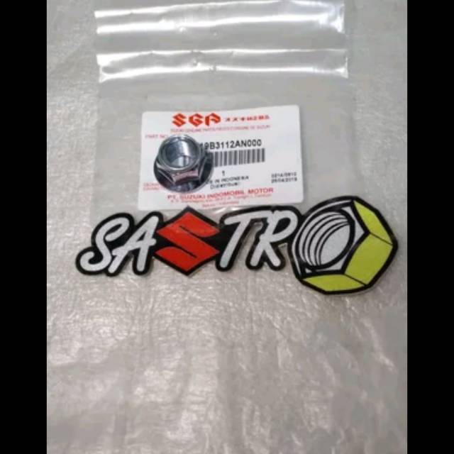 Mur baut as roda velg depan belakang swing arm suzuki satria fu karbu injeksi raider ori sgp