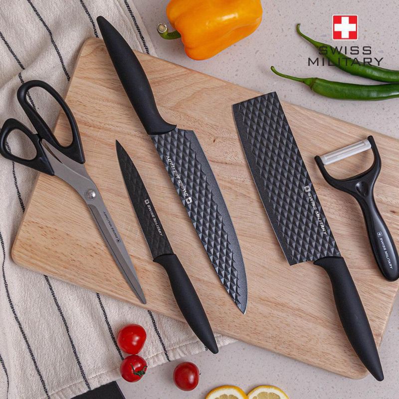 Jual Swiss Military Knife set of 5 alat potong serba guna Shopee